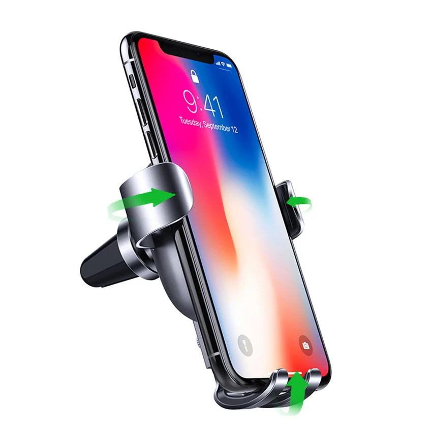 Новинка, Ugreen, автомобильное крепление, Qi Беспроводное зарядное устройство для iPhone X 8 Plus, быстрая Беспроводная зарядка, автомобильный держатель для samsung Galaxy s9 s8
