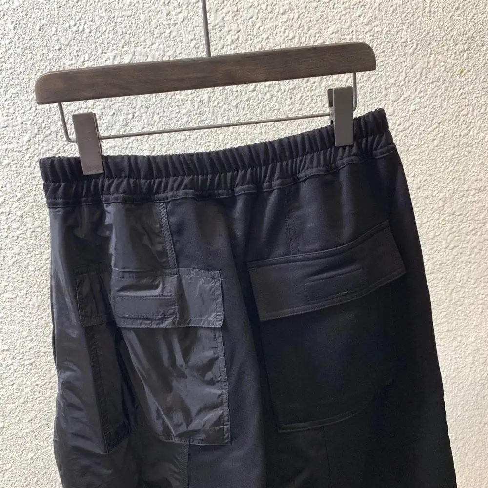 19ss Owen Seak мужские повседневные шаровары Готическая мужская одежда спортивные штаны летние женские укороченные брюки свободные черные брюки Размер XL