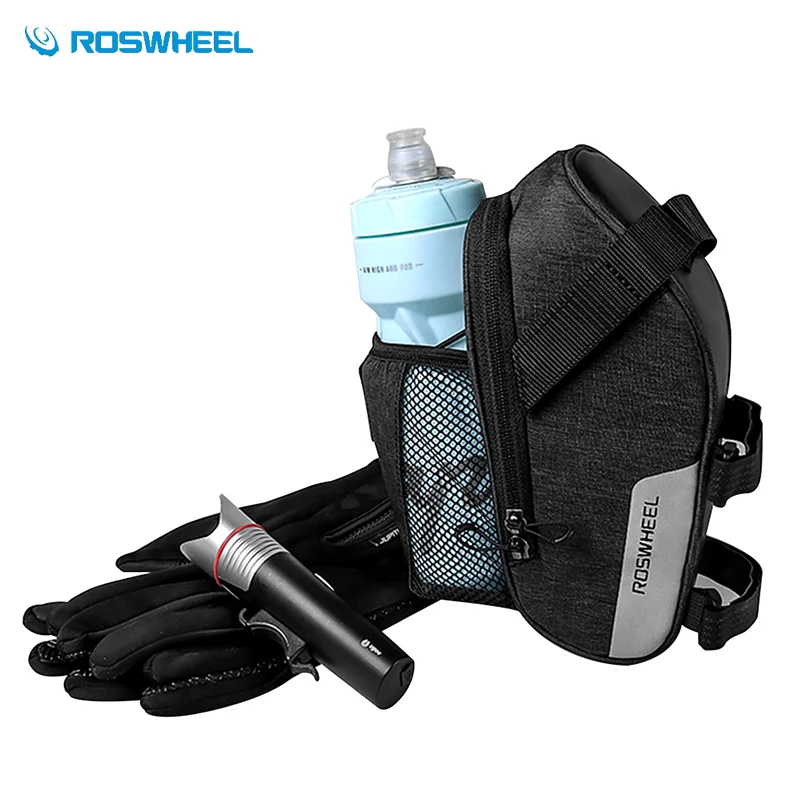 ROSWHEEL 1.8L Портативный велосипедная подседельная сумка Водонепроницаемый