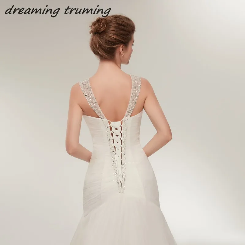 Новое поступление дешевые африканские Свадебные платья с v образным вырезом