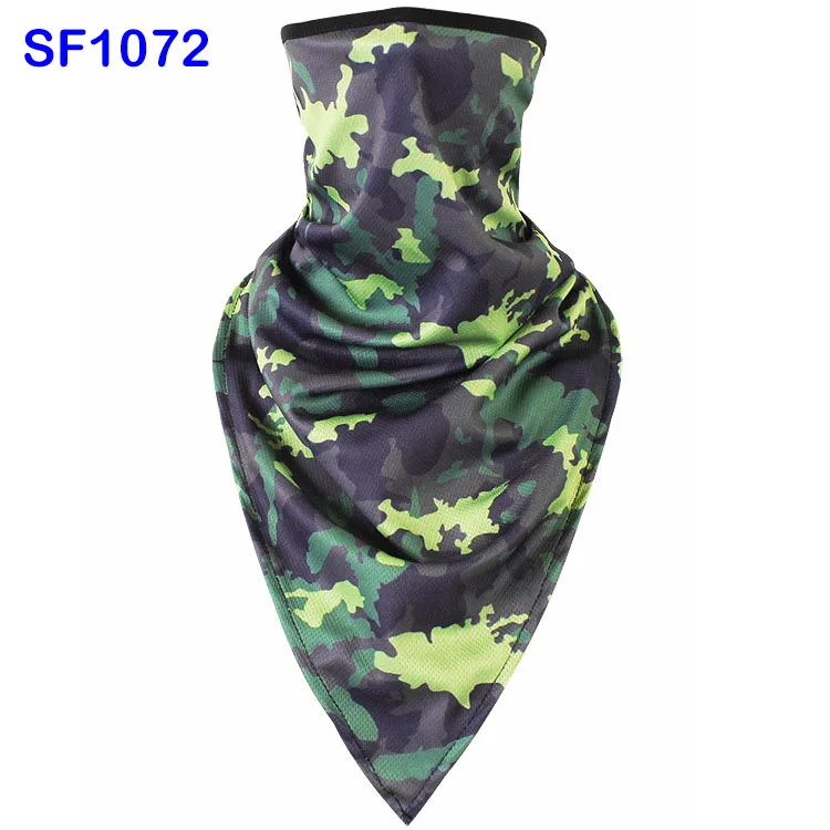 SF1072 Треугольная маска WildSurfer, мотоциклетная маска на половину лица, камуфляжные Балаклавы, ветрозащитные лыжные шарфы для шеи, качественная дышащая маска для лица FJ39 - Цвет: SF1072