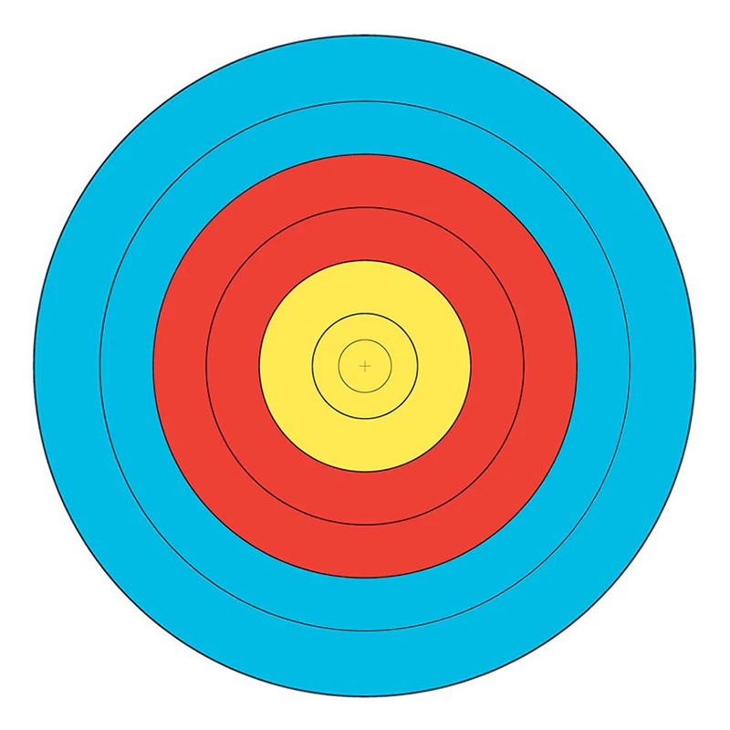 

80cm center inner 6rings target face, target paper