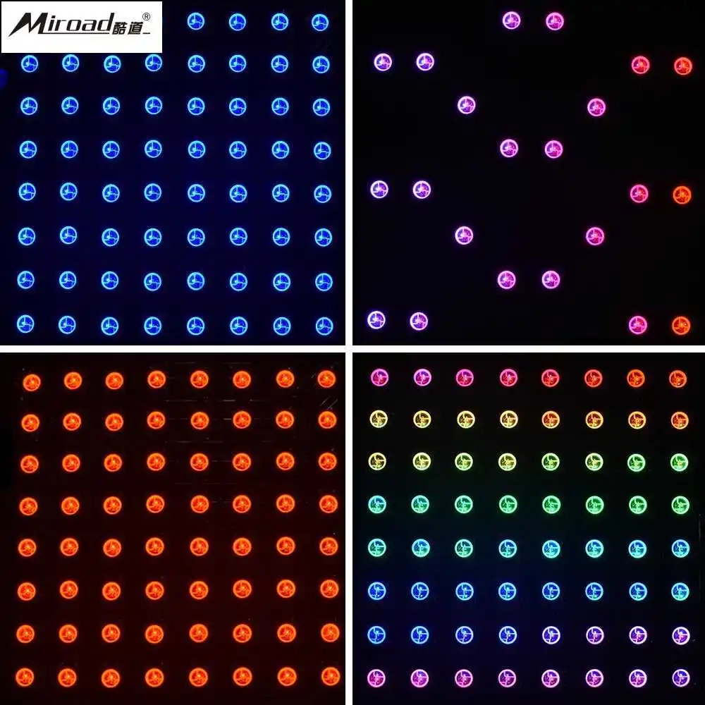 Miroad 8x8 RGB LED гибкий WS2812B 5050 матрица Мечта Цвет Индивидуально Адресуемых