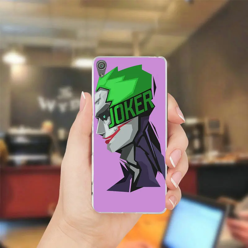 Джокер Джаред Лето Прозрачный чехол для sony Xperia Z Z1 Z2 Z3 Z4 Z5 компактный M2 M4 M5 T3 XA E3 E5 c4