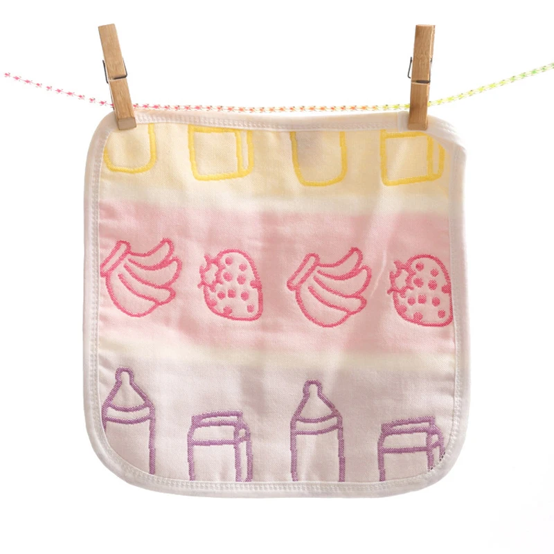 Модное хлопковое Марлевое полотенце с принтом звезд фруктов облаков короны