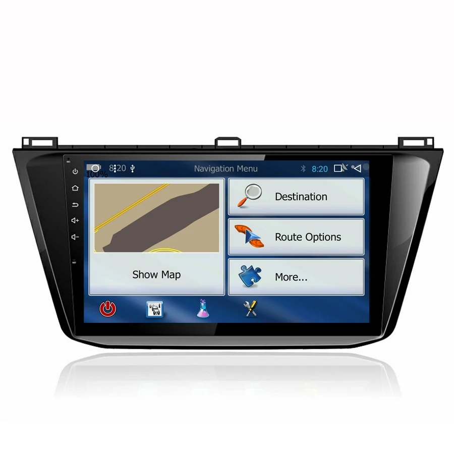 Автомагнитола Asvegen 10 2 дюйма Android 7 1 для VW Volkswagen Tiguan L 2016 Bluetooth автостерео