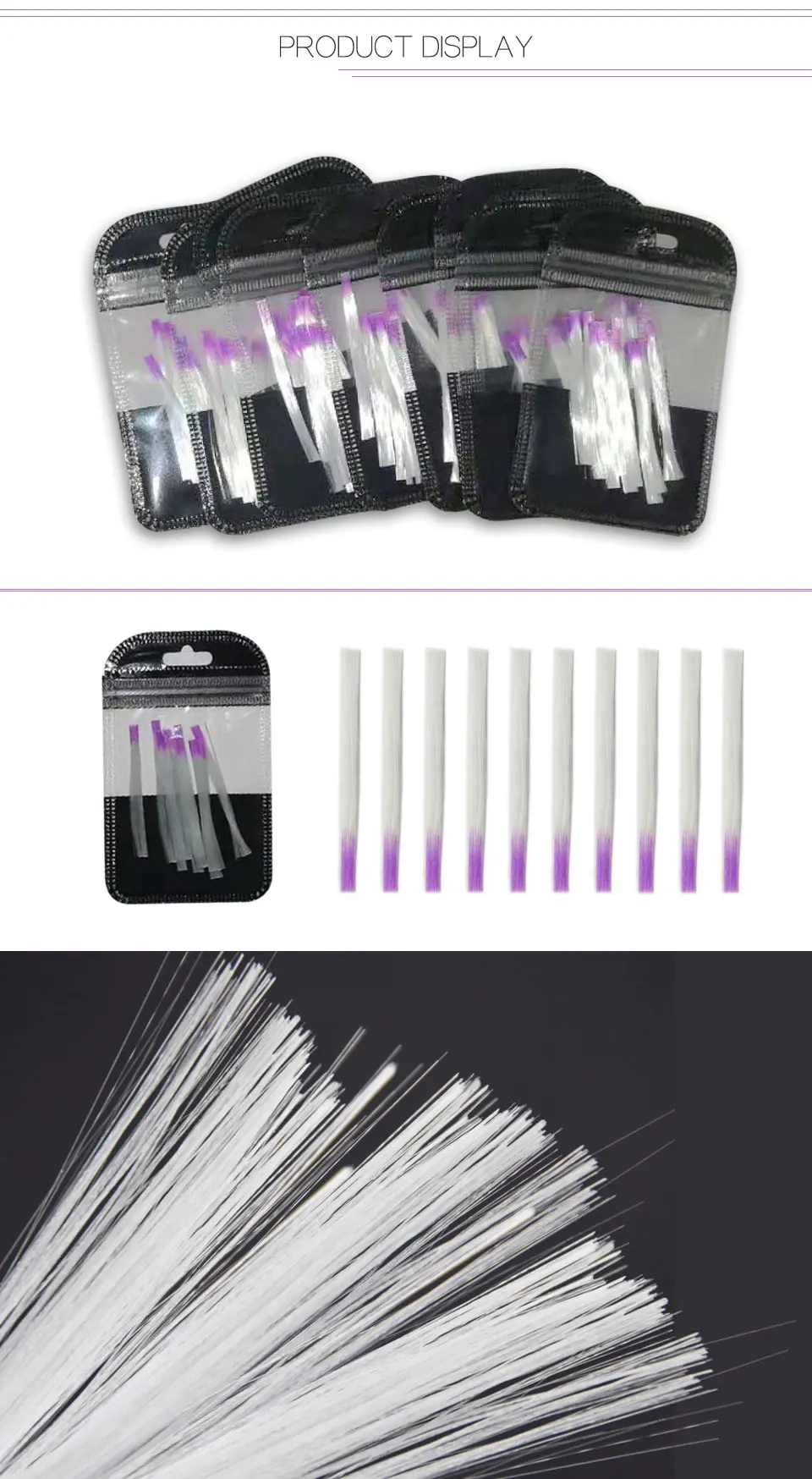 10 шт 5 см стекловолокна для наращивания ногтей Fibernails Акриловые Советы Маникюр Салон инструмент кривизны клипы шелковые шарфы кончик ногтя форма