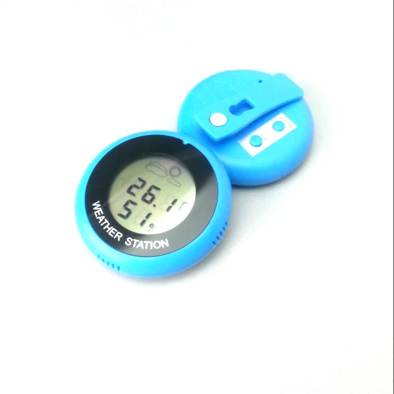 

Погодные станции 200 шт./лот, круглый цифровой термометр-гигрометр с присоской для разведения насекомых, рептилий, деревянный термометр