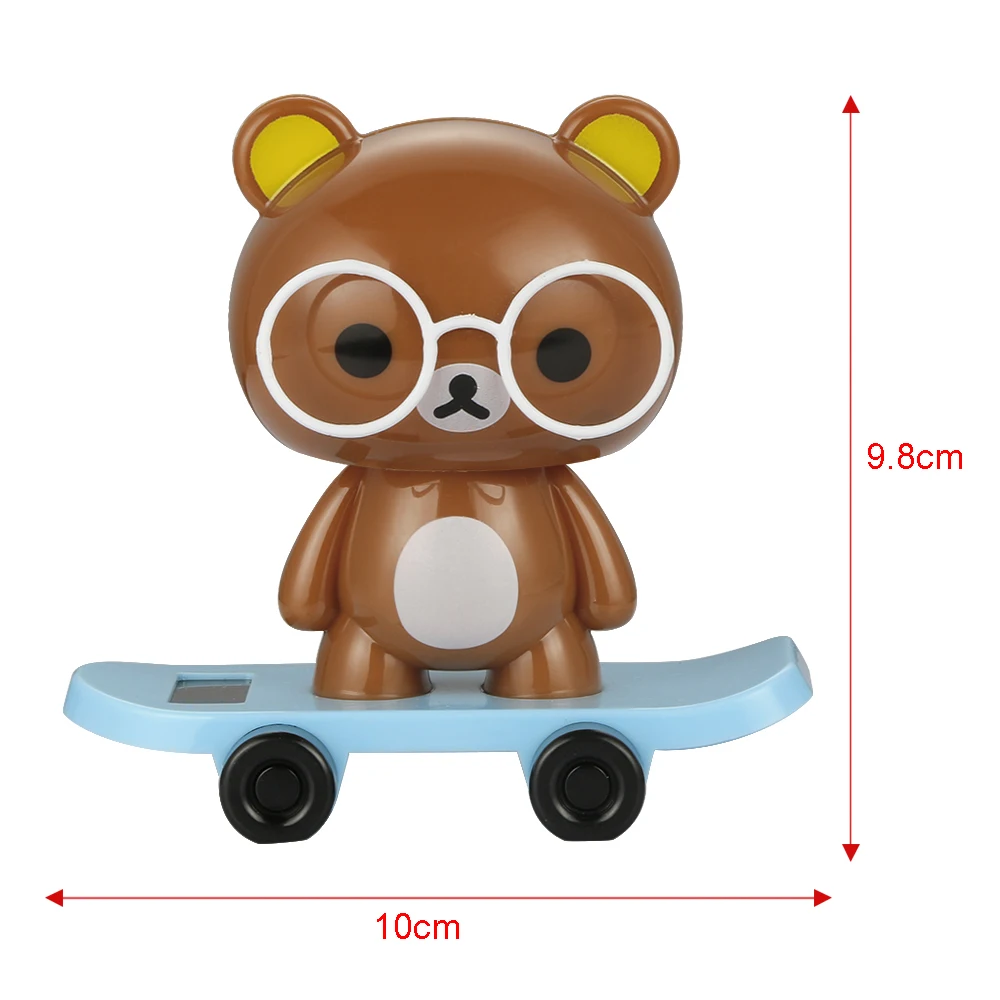 Автомобильные украшения трясущиеся головки на солнечных батареях кукла