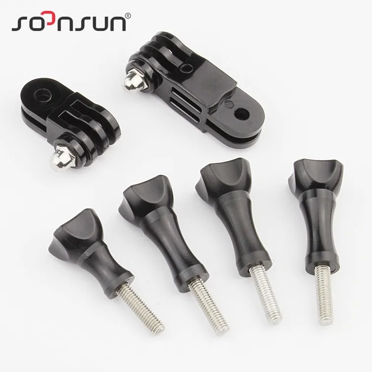 Поворотный кронштейн SOONSUN с 3 сторонним удлинителем 4 шт. винтами для GoPro Hero 7 6 5 SJCAM