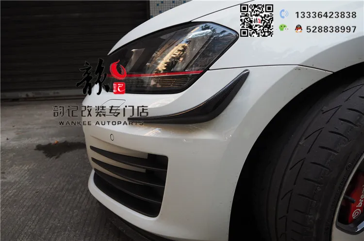 Подходит для Volkswagen Golf VW 7R R line rline GTI Reife лезвие из углеродного волокна с воздушным