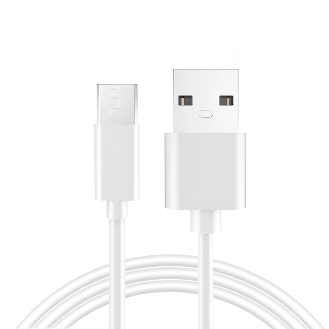 REZ Micro USB кабель 2.4A нейлон Быстрая зарядка USB кабель для передачи данных для Hua Wei samsung Xiaomi Android мобильный телефон usb зарядный шнур - Цвет: White