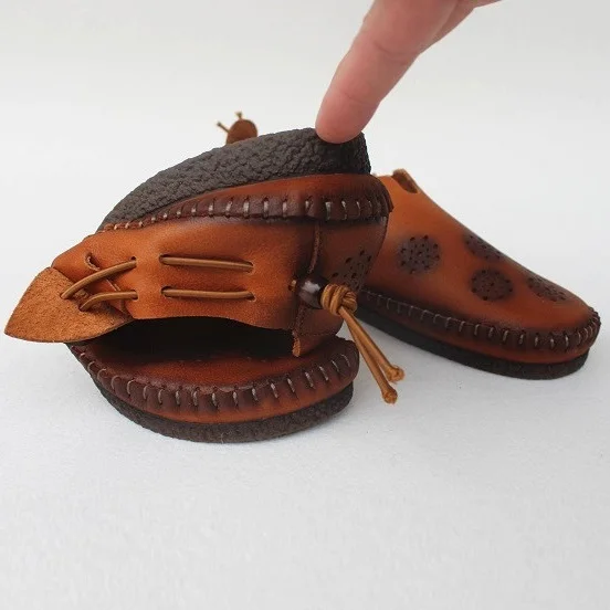 Feccer/тонкие туфли из мягкой кожи на плоской подошве женская дышащая обувь ручной