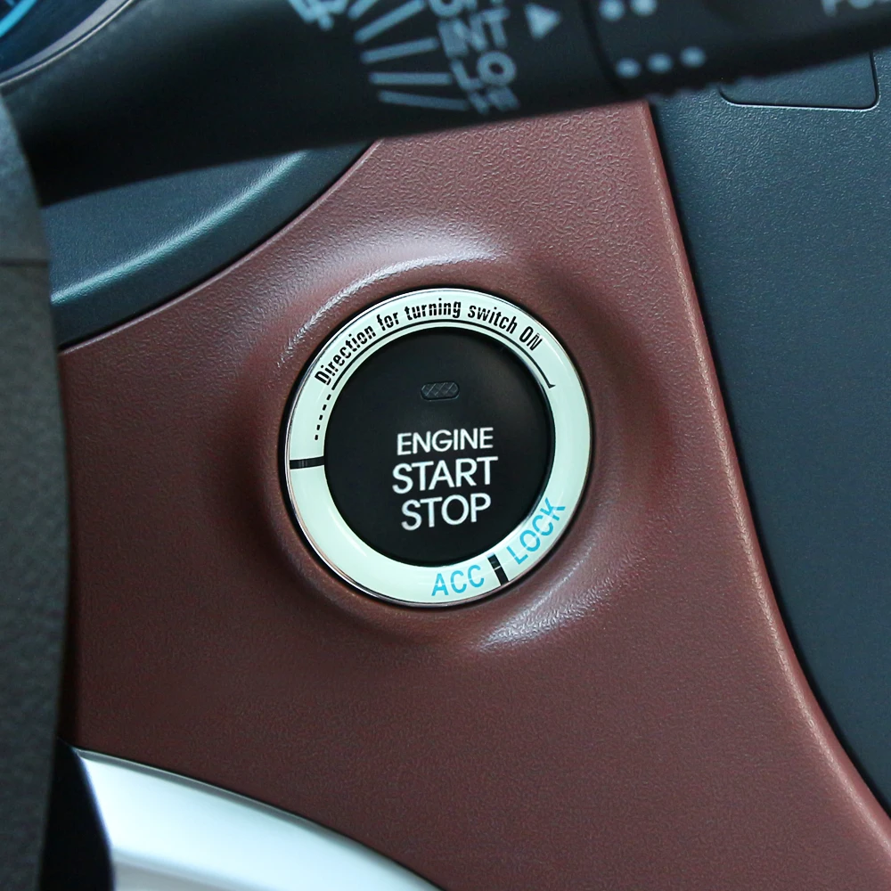 Кнопка переключения клавиш запуска двигателя автомобиля крышка для KIA RIO Ford Focus