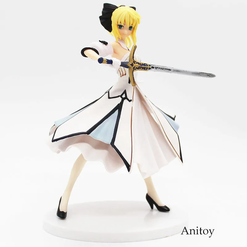 Fate Stay Night Saber белый костюм фигурка 1/8 Масштаб Окрашенные Ver. Лилия ПВХ фигурка коллекционная игрушка 18 см KT4084