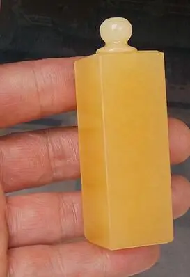 Натуральный топаз Jiulong Yuxi Seal Qianlong императорские индийские деловые подарки ручной