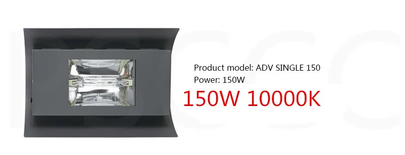 ADV-150 10000K Odyssea 2" Металлогалогенная HQI приостанавливающая 150 Вт Высокая мощность для аквариума с коралловыми рыбками лампа, растительная лампа, Золотая галогеновая лампа с металлическим цоколем - Цвет: ADV-150 10000K