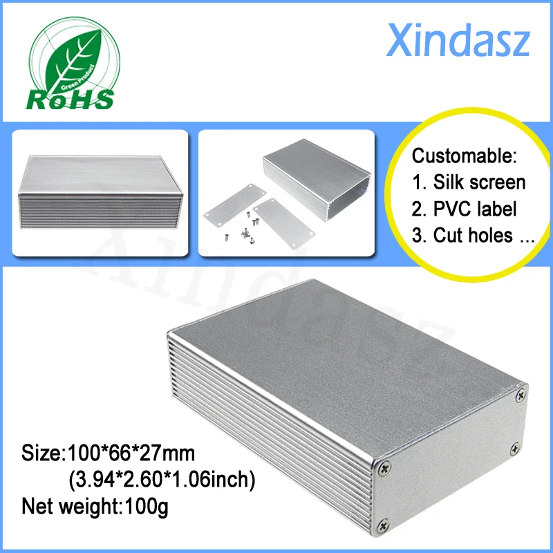 Алюминиевый корпус для проектной коробки электрические корпуса из алюминия