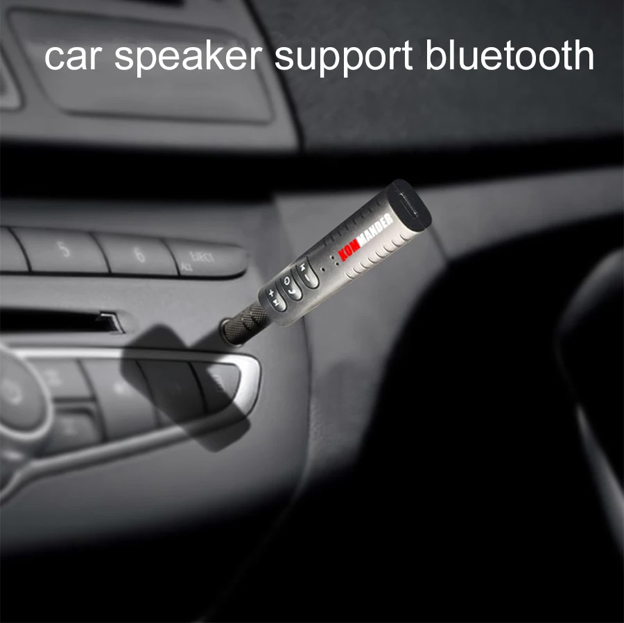 KOMMANDER универсальный разъем Bluetooth гарнитура для автомобиля громкой музыки приемник аудио адаптер авто AUX комплект для Динамик стерео телефон