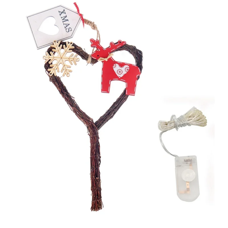 Рождественская елка с подсветкой сделай сам в форме виноградной лозы украшение