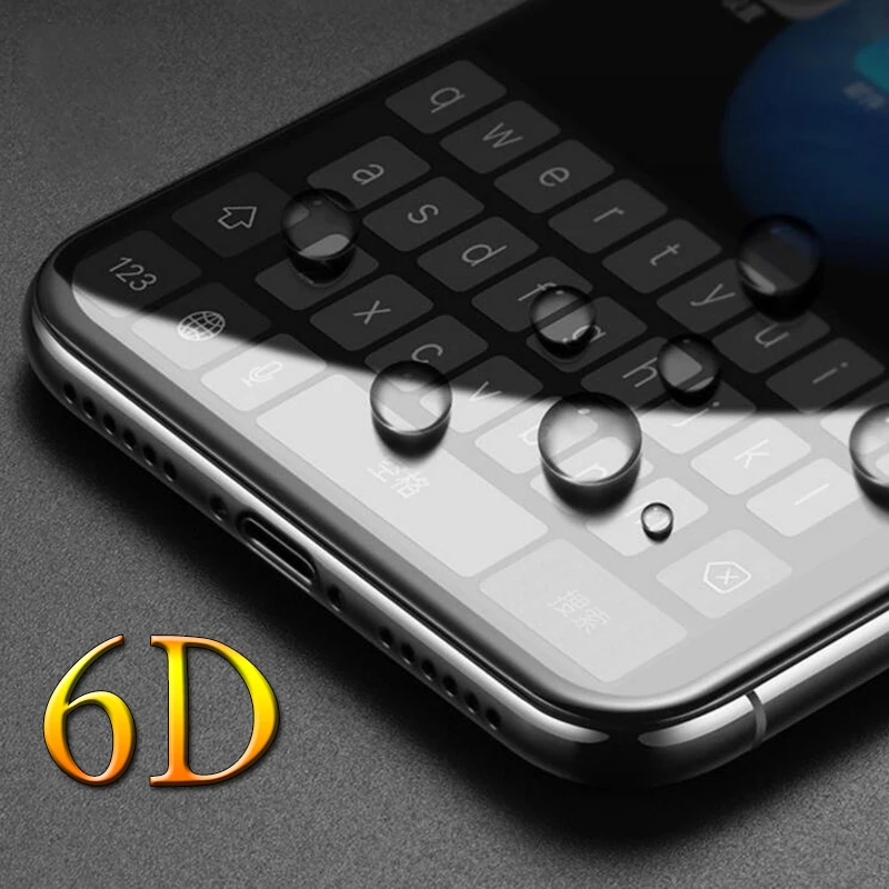 6D изогнутое твердое стекло с полным покрытием для Iphone X защитная пленка 9H