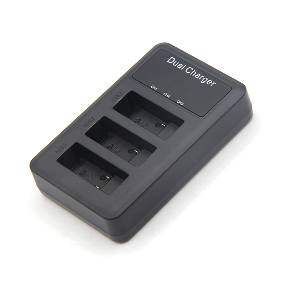 SANGER AHDBT 501 три порта слот светодиодный USB зарядное устройство с портом type C для GoPro