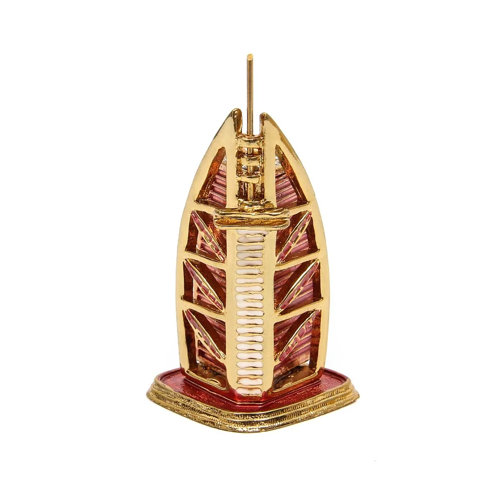 FLETCHER Brand Metal Craft Exquisite Dubai Buildings Style for Home Decoration | Figurines &amp Miniatures