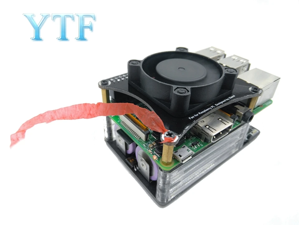 Новый Raspberry Pi 2 3 4 b + тихий вентилятор теплоотвод скорость ветра ШИМ