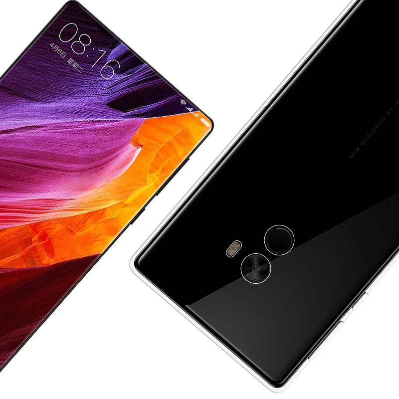 Мягкий Прочный Гибкий Силиконовый ТПУ чехол для Xiaomi Mi Mix 6 4 &quotс защитой от царапин