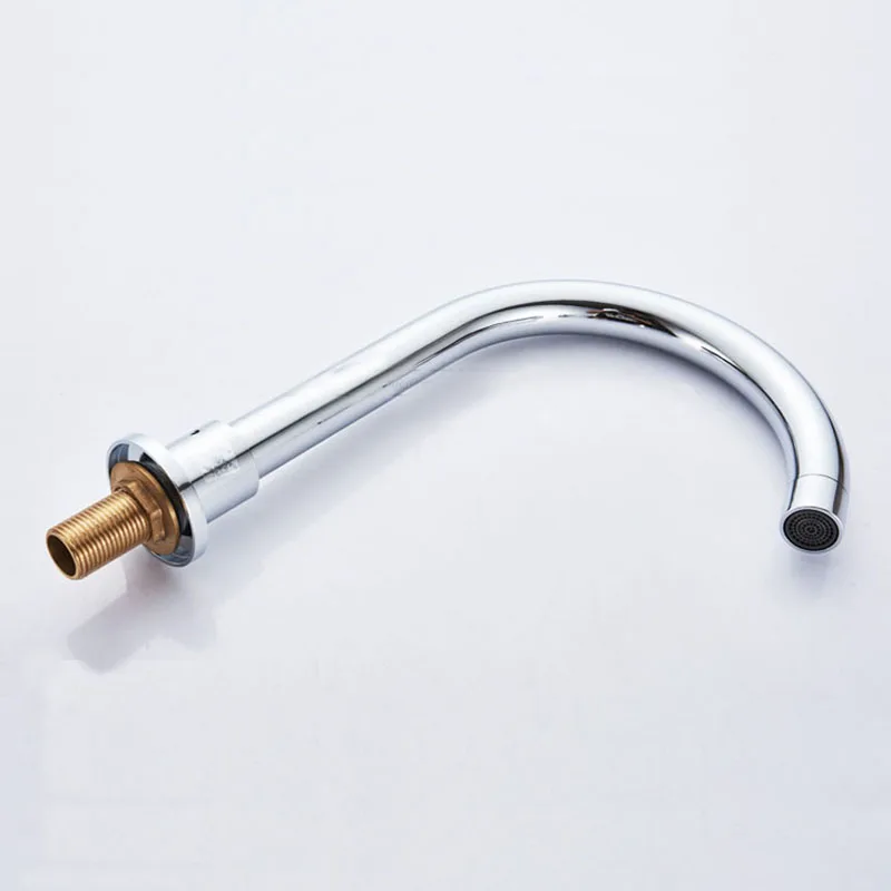 Двухуровневый кран для раковины с двумя перекрестными ручками и тремя