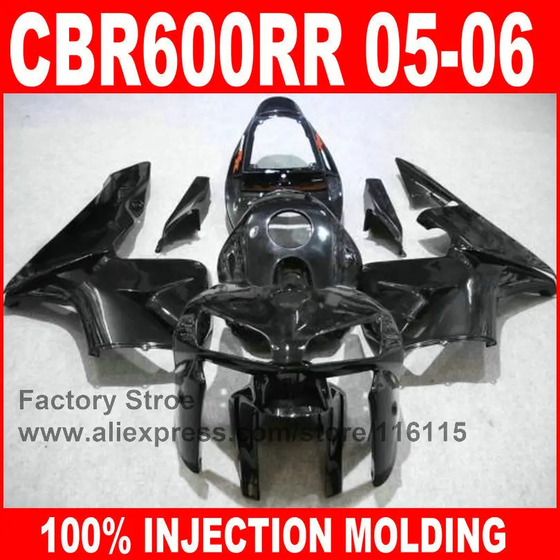 Заказные литые под давлением части для HONDA 2005 2006 CBR 600RR 05 06 CBR600RR Обтекатели Полный
