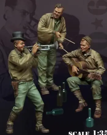 Американский танкер в настроении с фигуркой из смолы масштабе 1/35 | Игрушки и