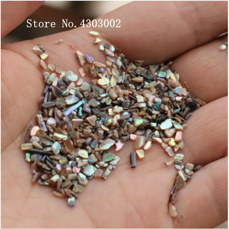 100 г/лот натуральный измельченный Abalone оболочка Перламутр оболочка для DIY Ювелирные изделия крошка из ракушки Швабра жемчужная оболочка для поддельных ногтей