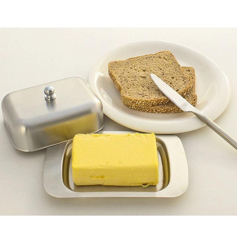 Контейнер из нержавеющей стали для хранения масла контейнер элегантный лоток
