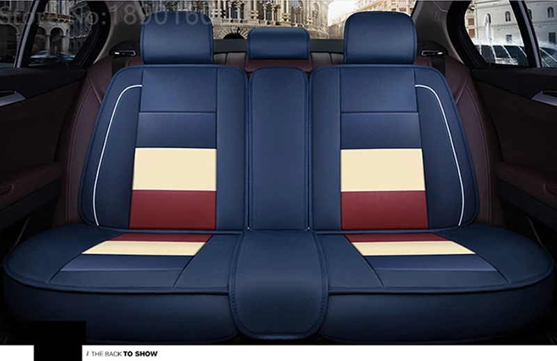Кожаные чехлы только для задних сидений автомобильных seat LEON Ibiza Cordoba Toledo в