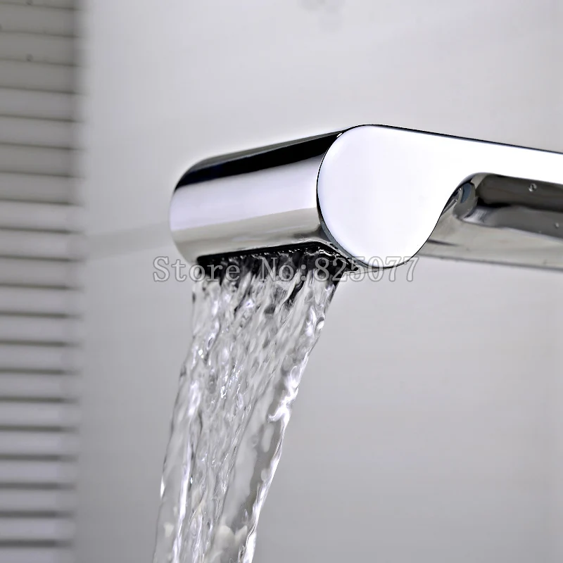 DHL водопад Уникальный дизайнерский смеситель для раковины с одной ручкой