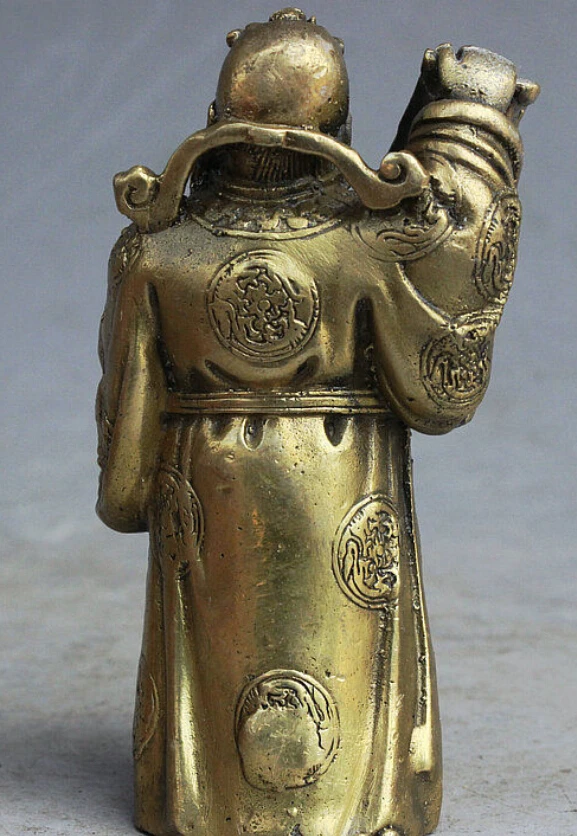 СЖД 602 + китайский латунный драконов халат Fortune Маммоне для денег богатства бог