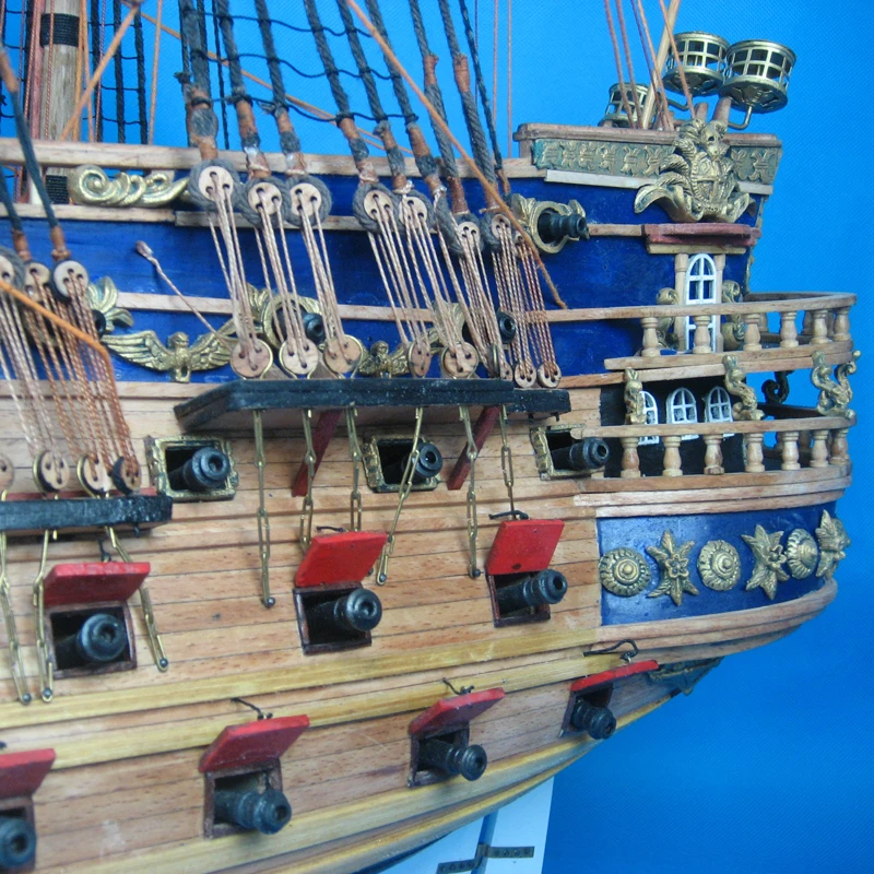 Комплект модели корабля для взрослых Diy Scale 1:50 3d лазерная резка деревянные