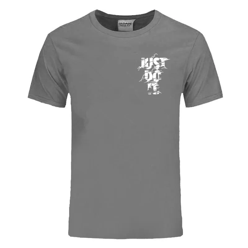 Летние Для мужчин футболки просто потепление T Смешной Лозунг хлопковая футболка