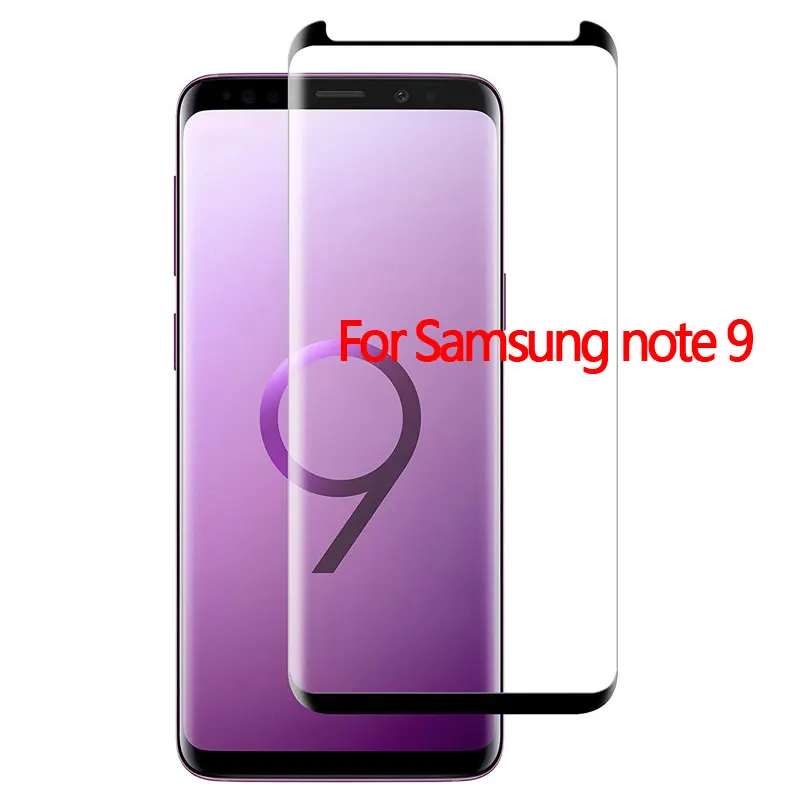 Изогнутое закаленное стекло Suntaiho для samsung Galaxy A50 s8 S9 S10 S10 plus S7 edge Защитная пленка для samsung Note 8 9 S10E - Цвет: For Samsung note9