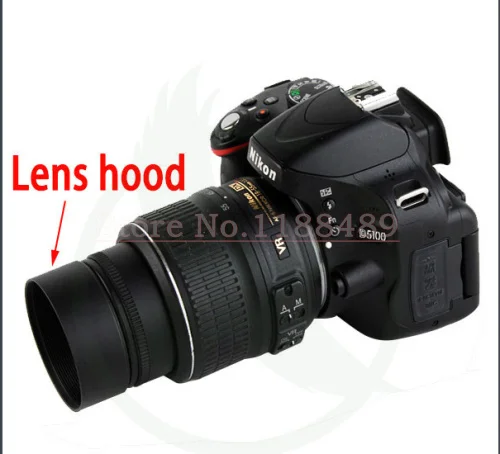 3 в 1 62 мм стандартная металлическая бленда для объектива + телеобъектива с