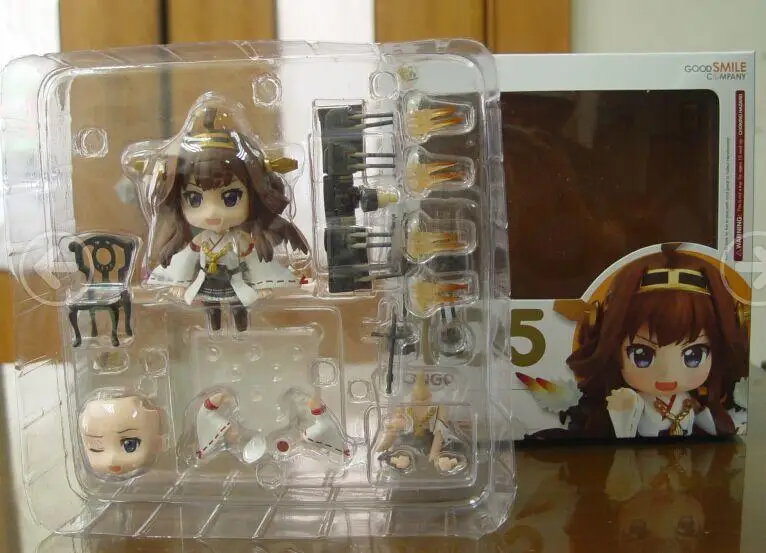 Huong Аниме Фигурка 10 см милые Nendoroid Kantai Коллекция Конго#405 ПВХ фигурка Коллекционная модель игрушки