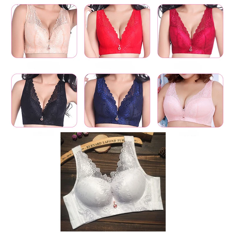 Женский бюстгальтер с вышивкой YinMar пуш ап 120 CDE эффектом bh Soutien gorge Sujetador|bras for women|bra