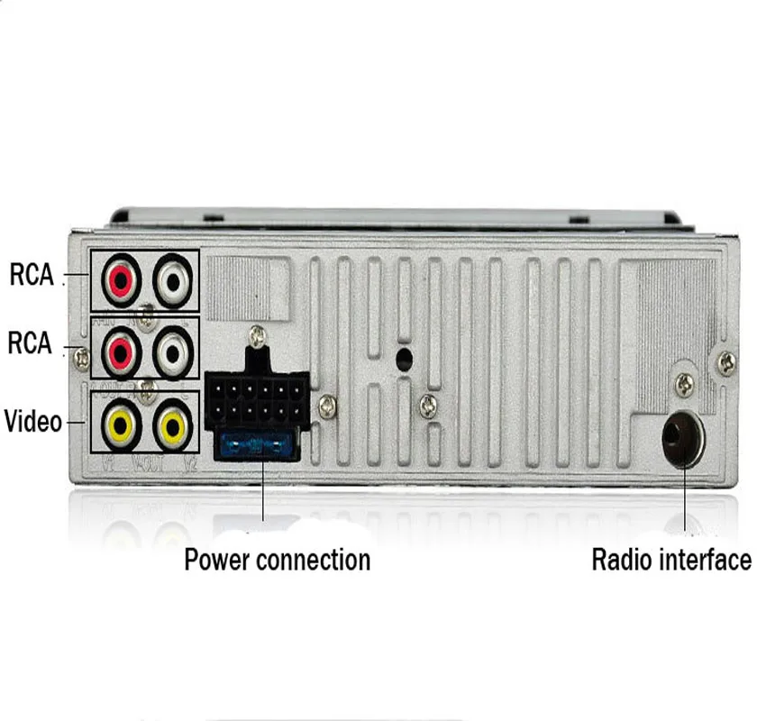 Автомобильный радио bluetooth DVD VCD тюнер стерео FM MP3 аудио плеер телефон USB/SD MMC порт 1
