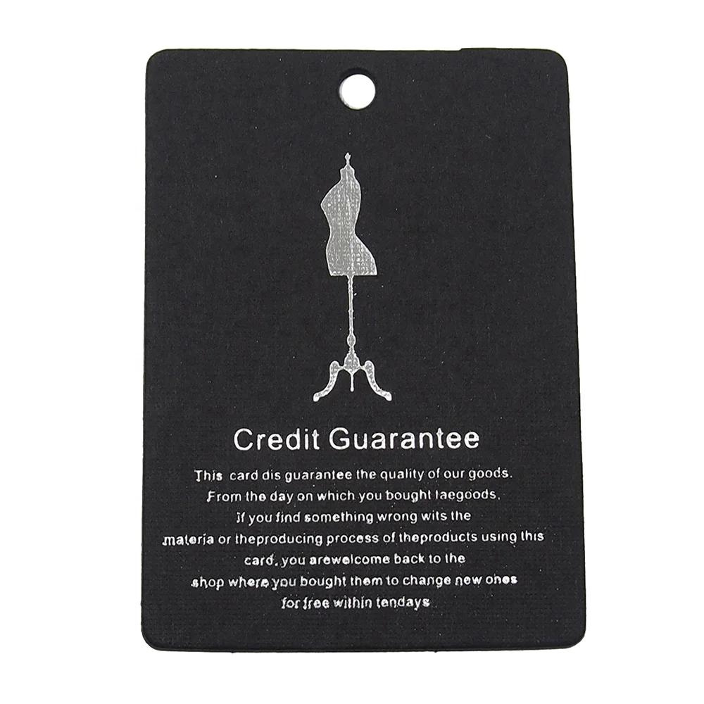

One sided printing UV logo Garment Accessories Clothing Hang tag