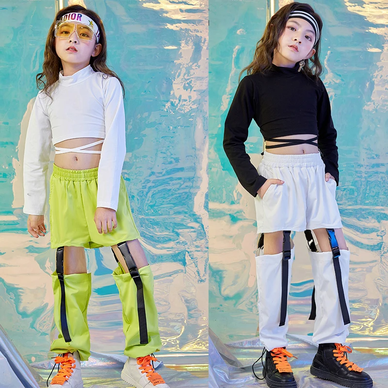 Танцевальные костюмы на бедра для девочек модная тренировочная одежда с длинным