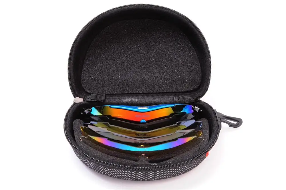 WOSAWE UV Protection Polarized Cycling Glasses Bike Goggles Outdoor Sports Bicycle Sunglasses With 5 Lens | Спорт и развлечения