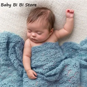 2 шт.компл. реквизит для фотосъемки ребенка, одеяло s, растягивающаяся трикотажная обертка, тканевые аксессуары для фотосъемки новорожденных, головной убор