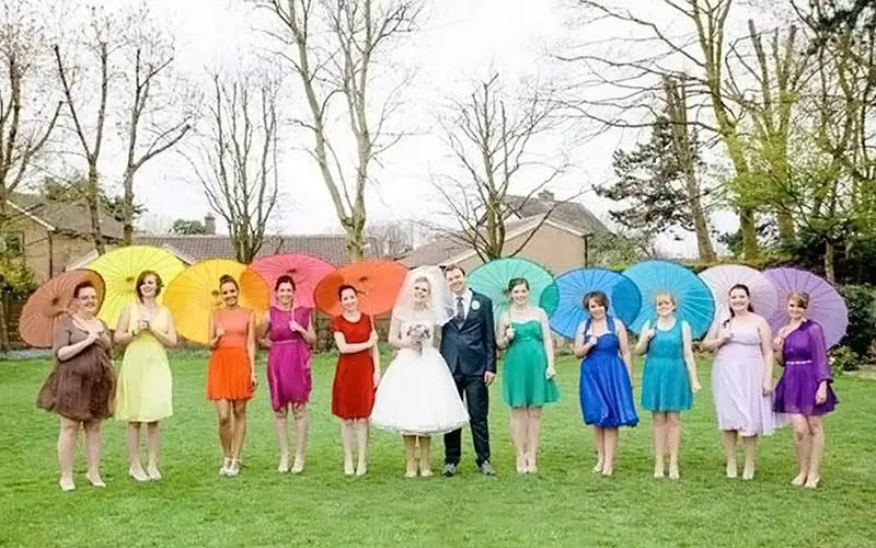 20 шт./лот Свадебный бумажный зонт ручной работы чистый цвет зонты с бамбуковой