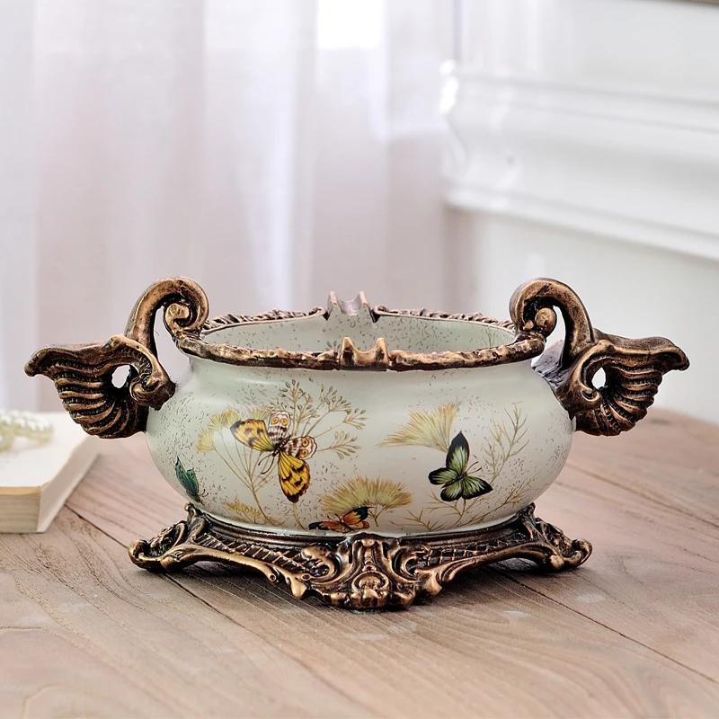 Украшения для сада в американском стиле настольная декоративная пепельница